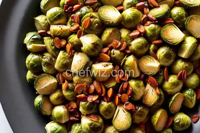 Quick Roasted Brussels Sprouts with Coconut Ginger Sauce