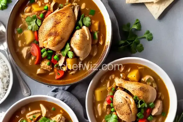Quick Rotisserie Chicken Gumbo