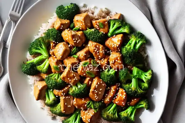 Quick Sesame Chicken With Broccoli
