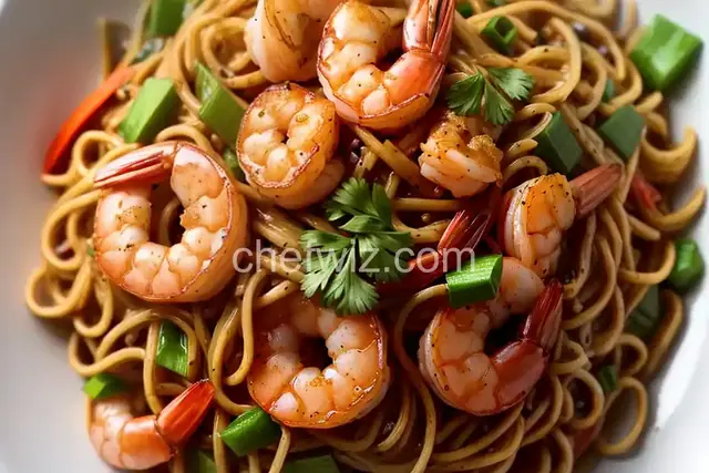 Quick Shrimp Lo Mein