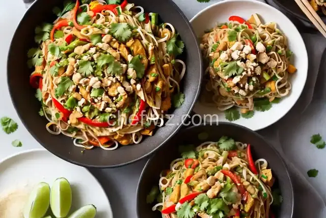 Quick Veggie Pad Thai