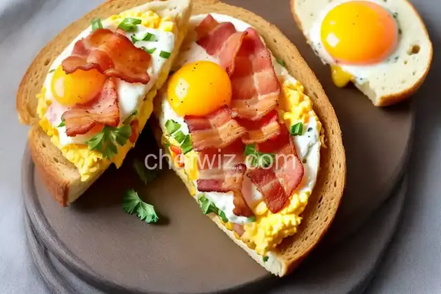 Quick and Easy Bacon, Egg and Cheese