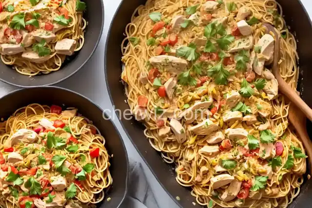 Quick and Easy Chicken Spaghetti