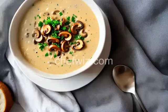 Quick and Easy Creamy Mushroom Soup Recipe