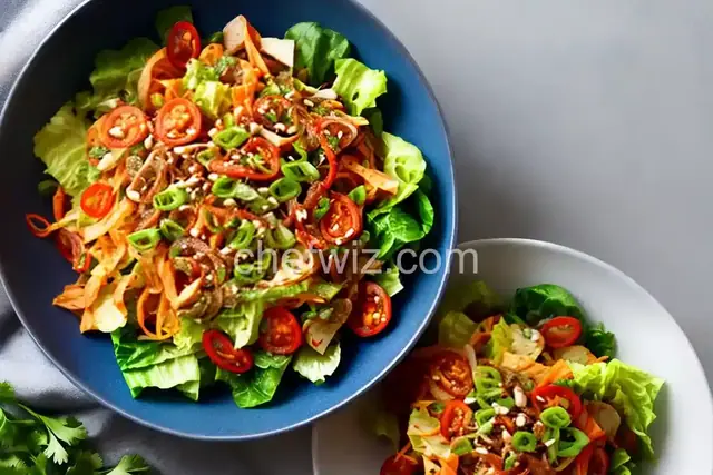 Quick and Easy Kimchi Salad