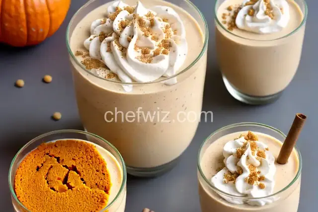 Quick and Easy Pumpkin Pie Milkshake