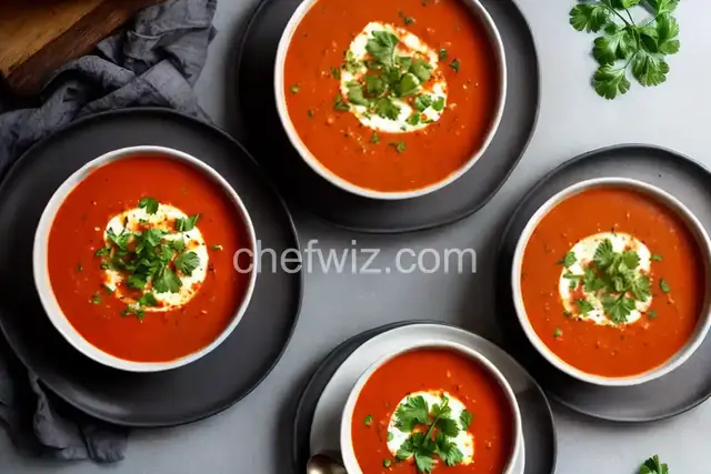 Quick and Spicy Tomato Soup