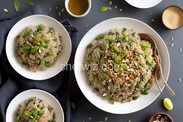 Quinoa Almond Pilaf