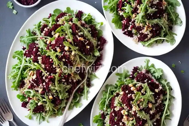 Quinoa, Beet, and Arugula Salad