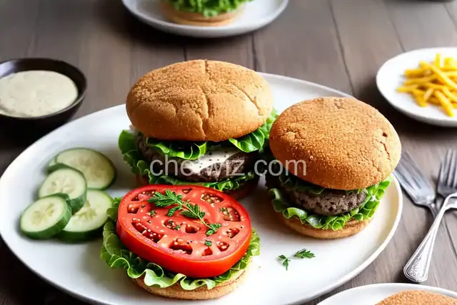 Quinoa Dijon and Swiss Burger
