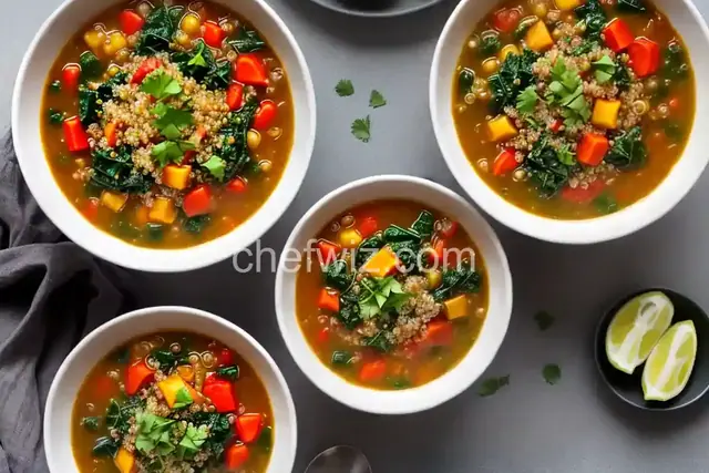 Quinoa Vegetable Soup with Kale