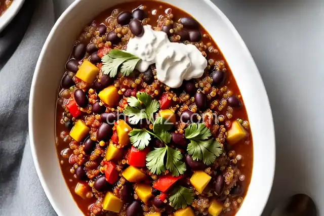 Quinoa and Black Bean Chili