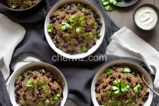 Quinoa and Black Beans
