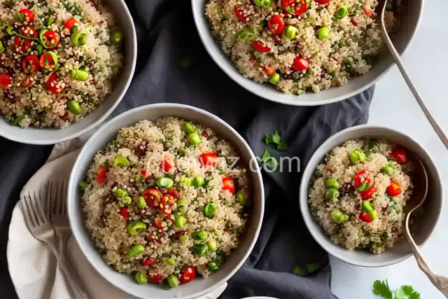 Quinoa and Rice Pilaf