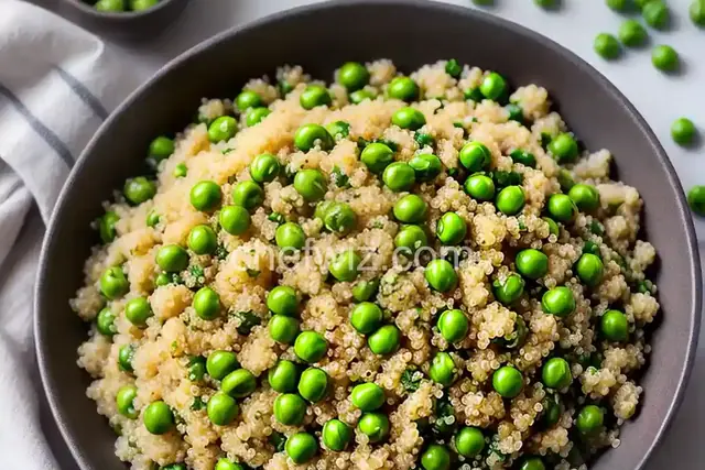 Quinoa with Peas and Parmesan