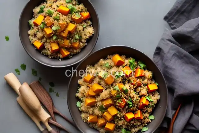 Quinoa with Roasted Butternut Squash