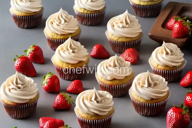 REALLY Real Strawberry Cupcakes