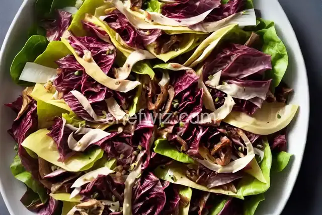 Radicchio, Endive, and Anchovy Salad Recipe