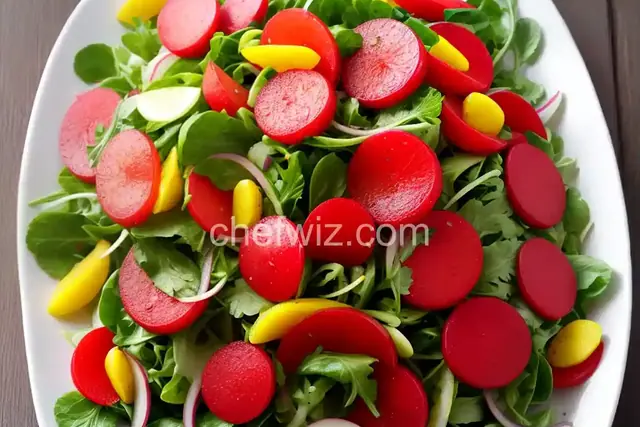 Radish Rainbow Salad