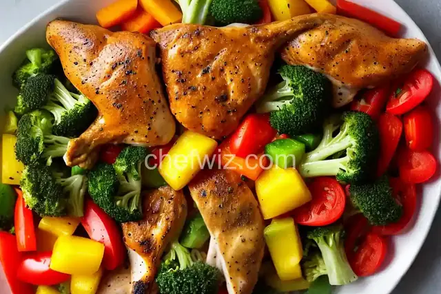 Rainbow Chicken & Veggies