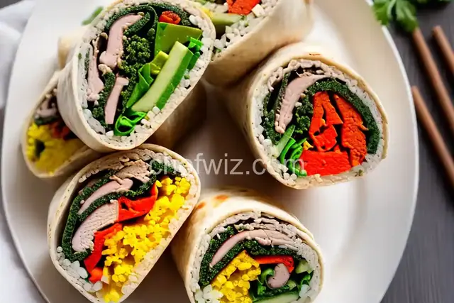 Rainbow Chicken Roll