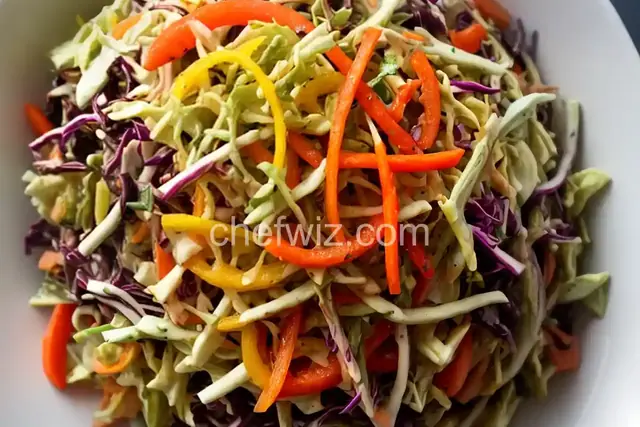 Rainbow Coleslaw