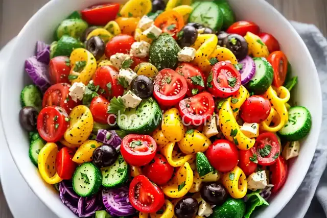 Rainbow Pasta Salad