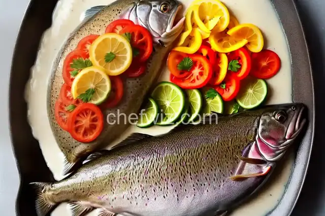 Rainbow Trout with Yogurt Sauce