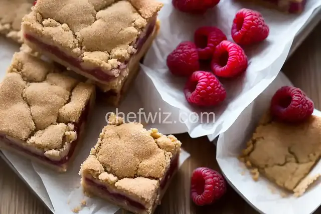 Raspberry Applesauce Squares