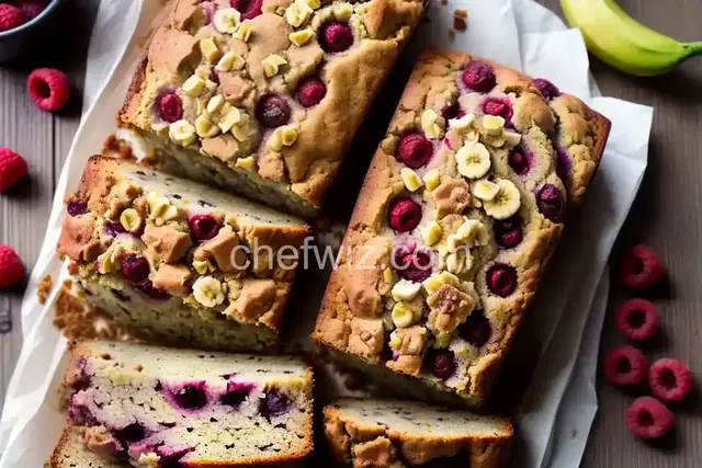 Raspberry Banana Bread