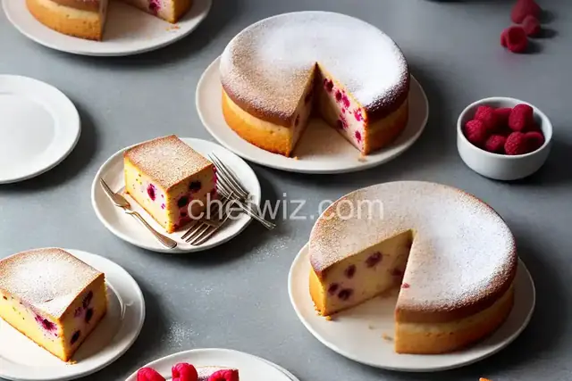 Raspberry Buttermilk Cake