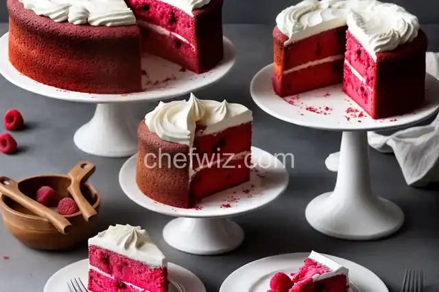 Raspberry Cake With Whipped Cream Filling