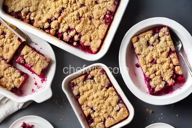 Raspberry Crumble Bars