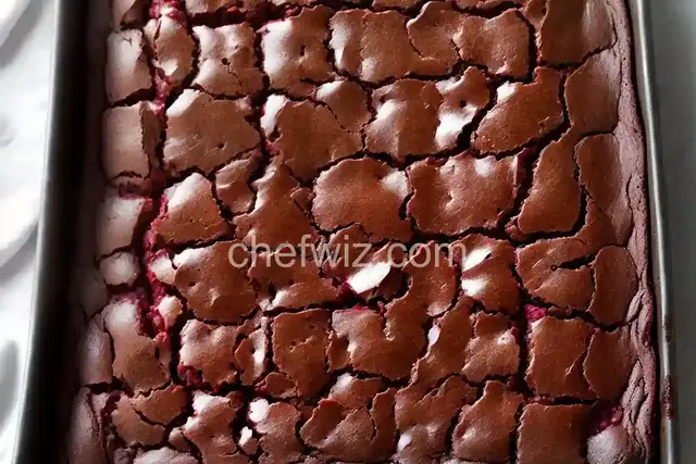 Raspberry Fudge Brownies