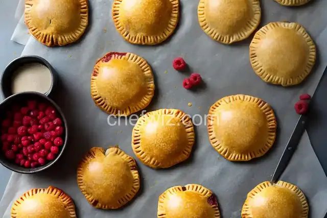 Raspberry Hand Pies with Cinnamon-Orange Glaze