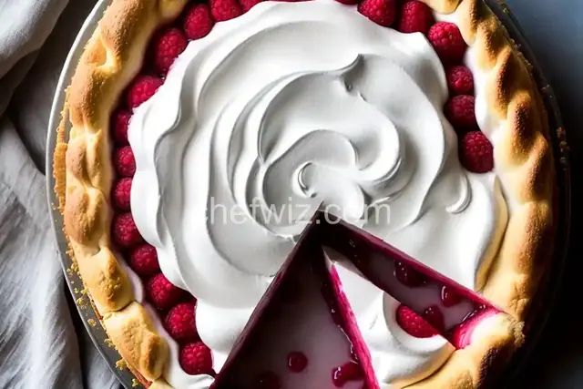 Raspberry Lemon Meringue Pie