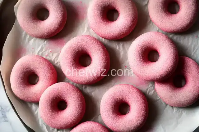 Raspberry Rose-Filled Donuts