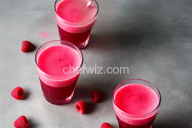Raspberry Rose Wine Slushie