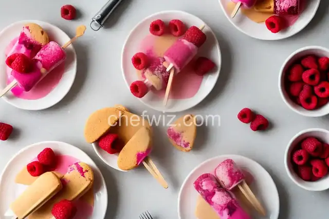 Raspberry Shortcake Ice Pops