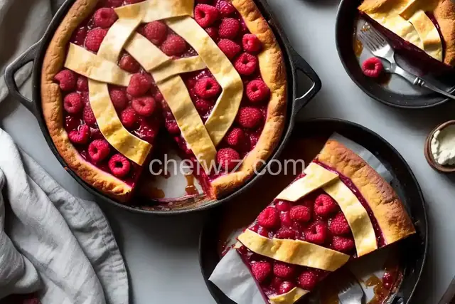Raspberry Walnut Baked Brie