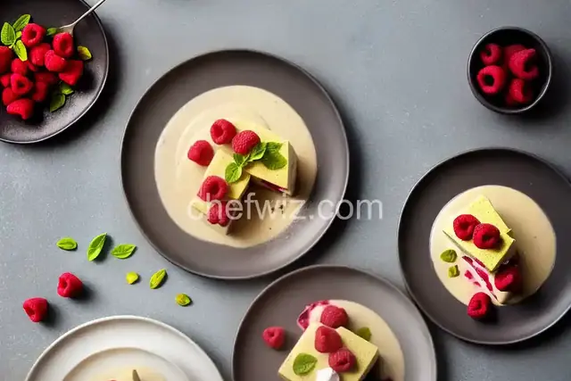 Raspberry and Pistachio Semifreddo
