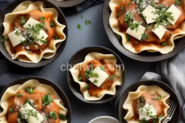 Ravioli with Balsamic Brown Butter
