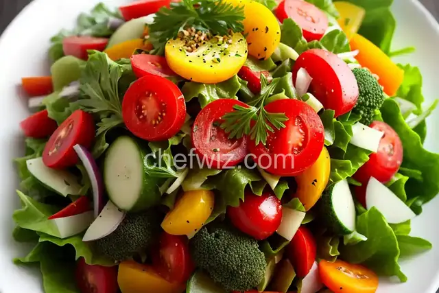 Raw Vegetable Salad