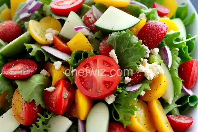 Raw Veggie Picnic Salad