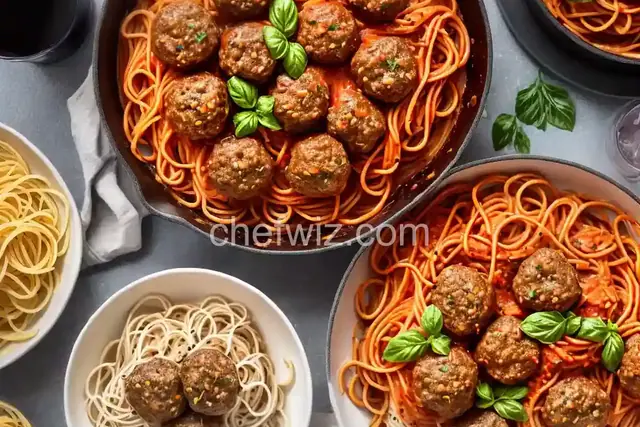 Real Meatballs and Spaghetti