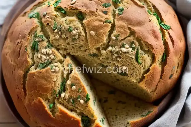 Rebecca's Fresh Herb Spelt Bread