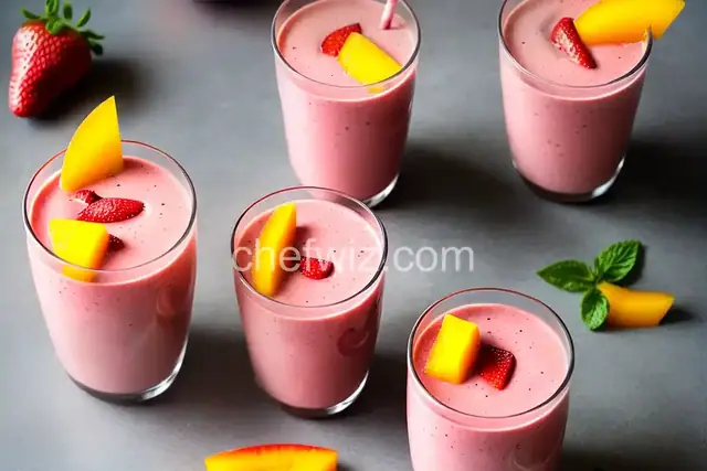 Recharge-Style Strawberry Mango Smoothie