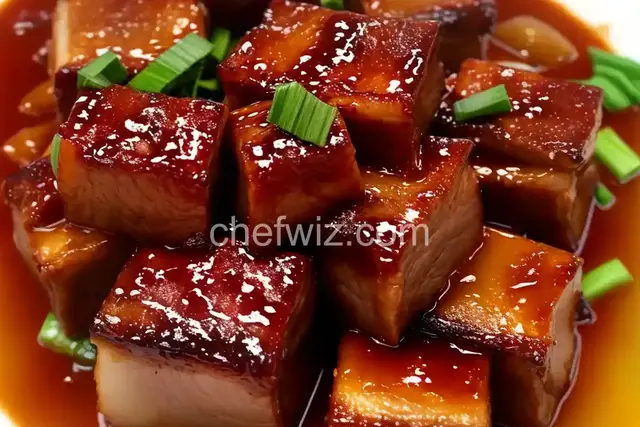 Red-Braised Pork Belly (Hong Shao Rou)