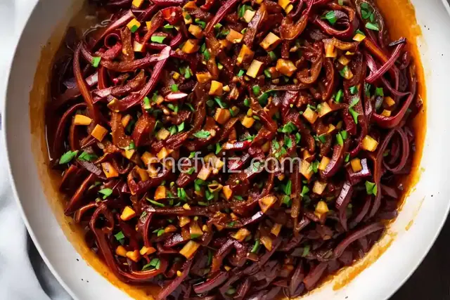 Red Chard and Caramelized Onions