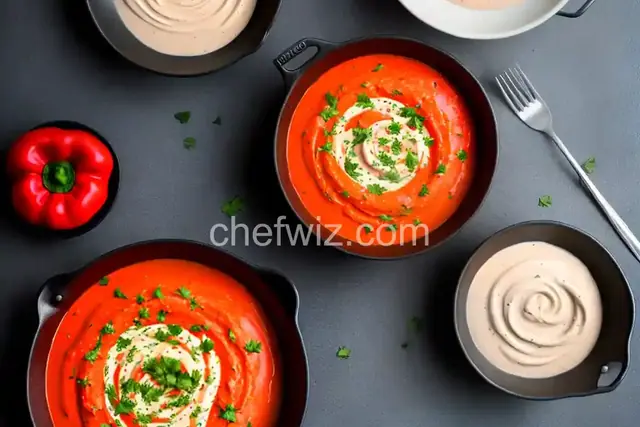 Red Pepper Cream Sauce